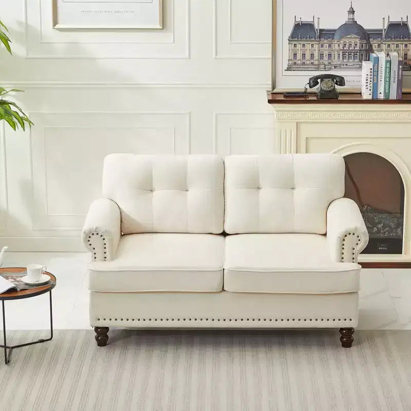 Chenille 3-Pieces Living Room Sofa Set with 3-Seat Couch, 2-Seat Loveseat, Single Sofa Chair