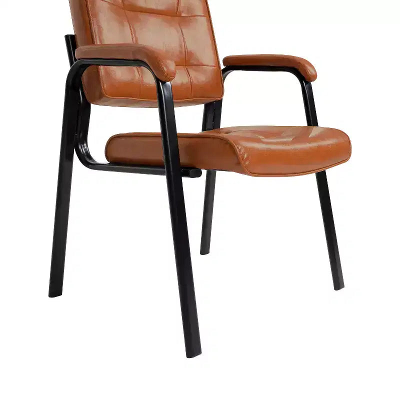 Faux Leather Guest Chair Sled Base Office Visitor Seating Set of 2/4/6/8