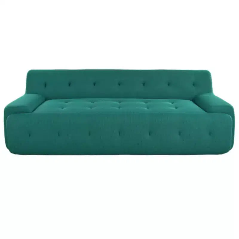 Modern Minimalist Style Tufted Design Upholstered Sofa, 3-Seat Compression Sofa for Living Room, Bedroom, and Apartment