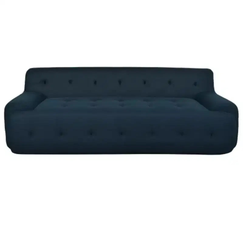Modern Minimalist Style Tufted Design Upholstered Sofa, 3-Seat Compression Sofa for Living Room, Bedroom, and Apartment
