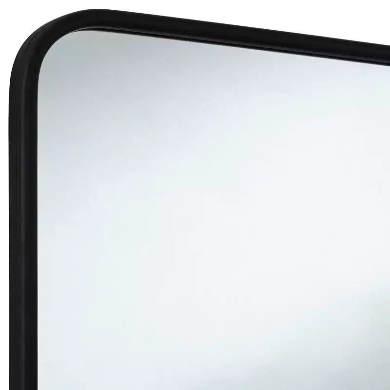 24 x 38 Black Rectangular Wall Mirror