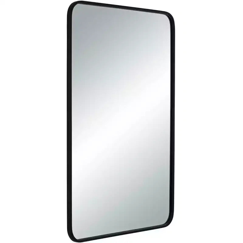 24 x 38 Black Rectangular Wall Mirror