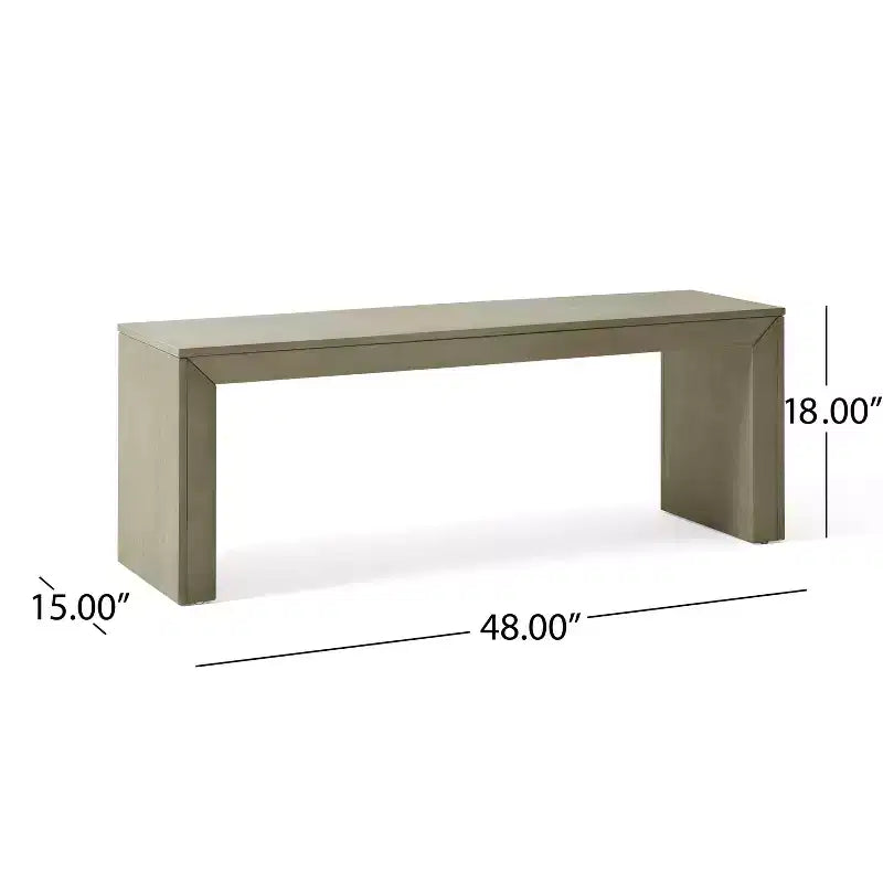 Farmhouse 48 Acacia Wood Dining Bench