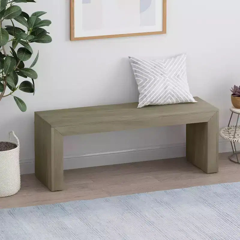 Farmhouse 48 Acacia Wood Dining Bench