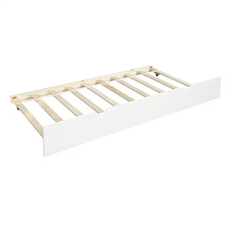 Modern Design Twin Size Wooden Daybed with Trundle, Sturdy Construction