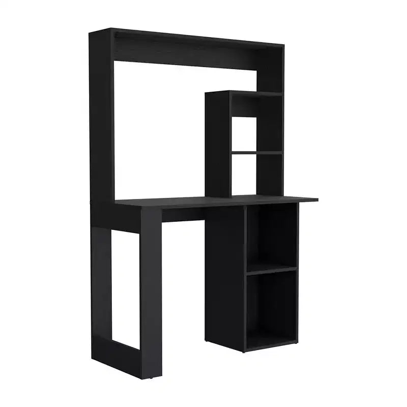TUYOHW 38.8 Computer Desk,Writing Desk with Hutch and 5 Storage Shelves,Expansive Desktop,Modern Workstation for Laptop,Office,Bedroom,Study